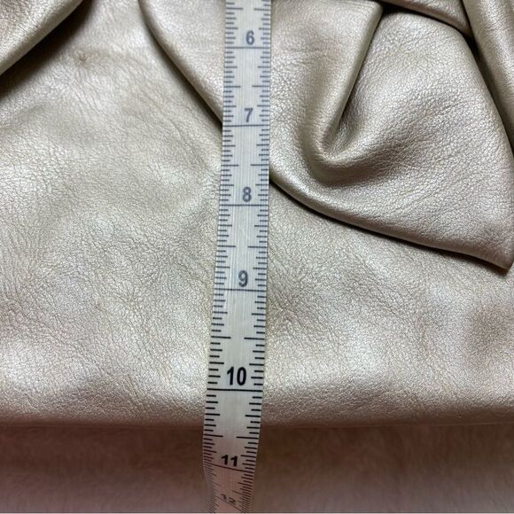 La Terre New With Tags Metallic Pale Gold Purse - Picture 10 of 13